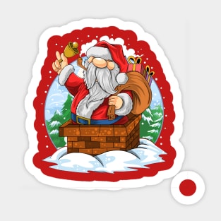 Santa Claus Christmas Eve Sticker